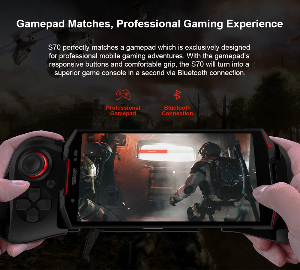Смартфон DOOGEE S70 IP68/IP69K игровой телефон с экраном 5 99 дюйма FHD Helio P23 восемь ядер 6 ГБ 64