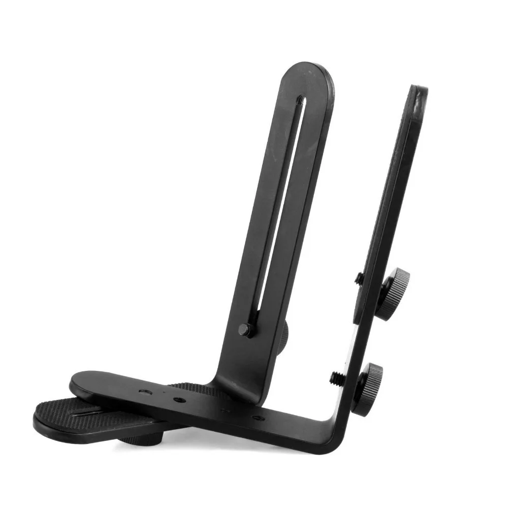 Двойной L Универсальный Регулируемый кронштейн для вспышки камеры Canon Nikon Sony Pentax -