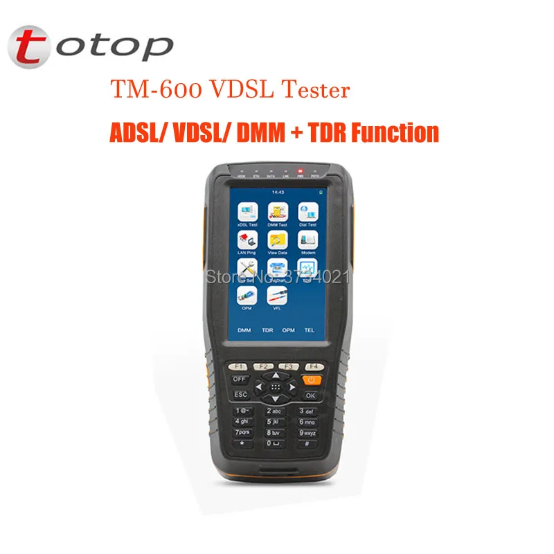 TM 600 VDSL VDSL2 прибор для тестирования ADSL WAN и LAN тестер линия xDSL контрольно