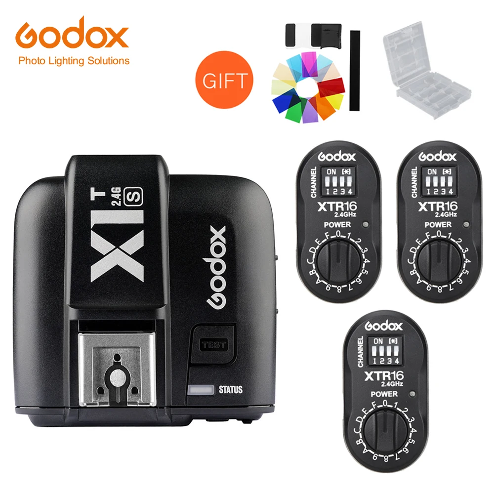 Передатчик вспышки Godox для камеры Sony A7RII A7R A58 DE300 DE400 SK300 SK400 TTL 3G + 3 приемника с