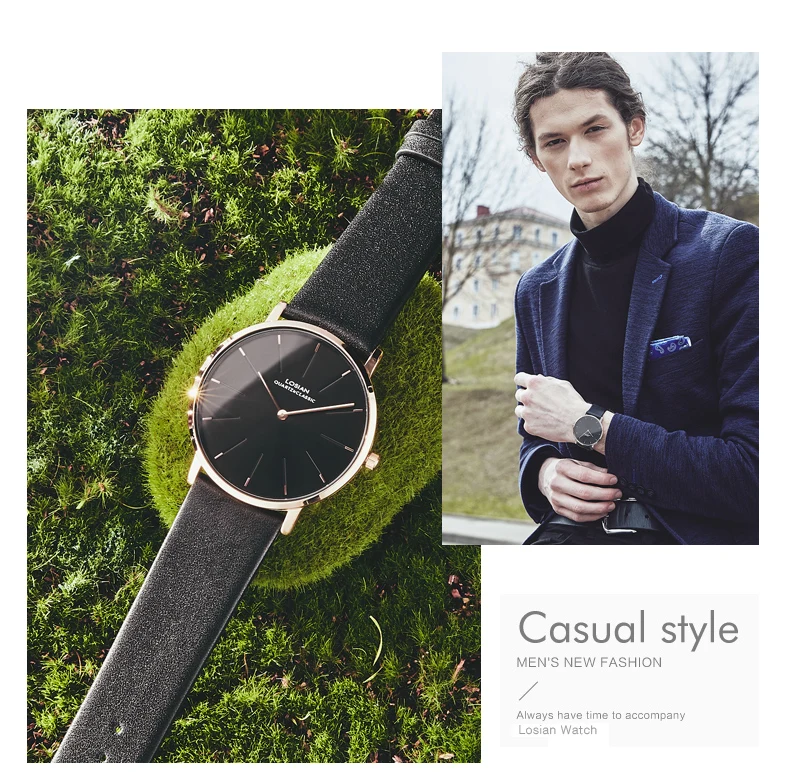Zegarki meskie наручные часы Мужские часы Топ marca de lujo montres hommes luxes de marque черные повседневные водонепроницаемые
