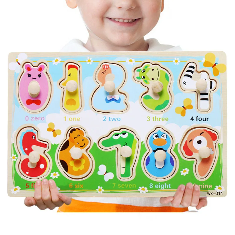 DZ-LB-878-15x22.5cm Детские паззлы, игрушки, деревянные головоломки, ручной захват, набор, обучающие игрушки для детей, мультяшный автомобиль, морские животные, пазл, детский подарок - Цвет: DZ-LB-878-15x22.5cm