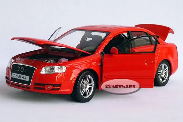 Новый 1:24 AUDI A4 Сплава Литья Под Давлением Модели Автомобиля Игрушки Коллекция С