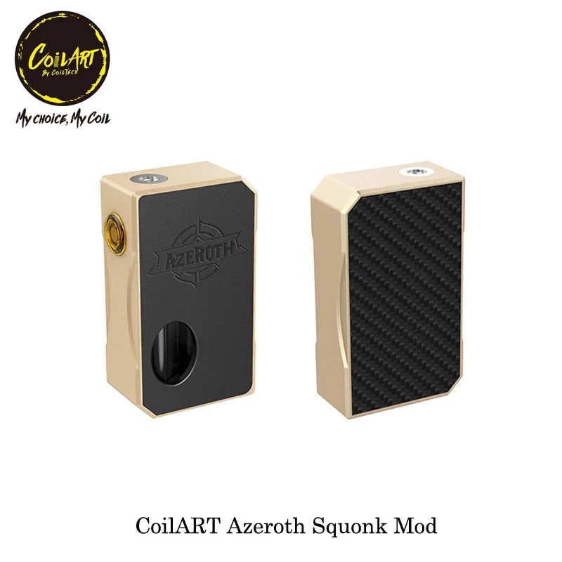 Оригинальный CoilART Азерот Squonk Mod электронная сигарета Vape поле mod совместим с