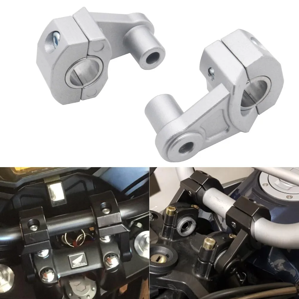 Зажимы для Руля Мотоцикла приподнятые ручки Yamaha R1 R3 R6 Suzuki GSXR 22 мм 28 оригинальный