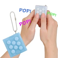 new electronic bubble wrap keychain stress relief japanese anti stress toy kids hand finger fidget sensory toy for autismadhd