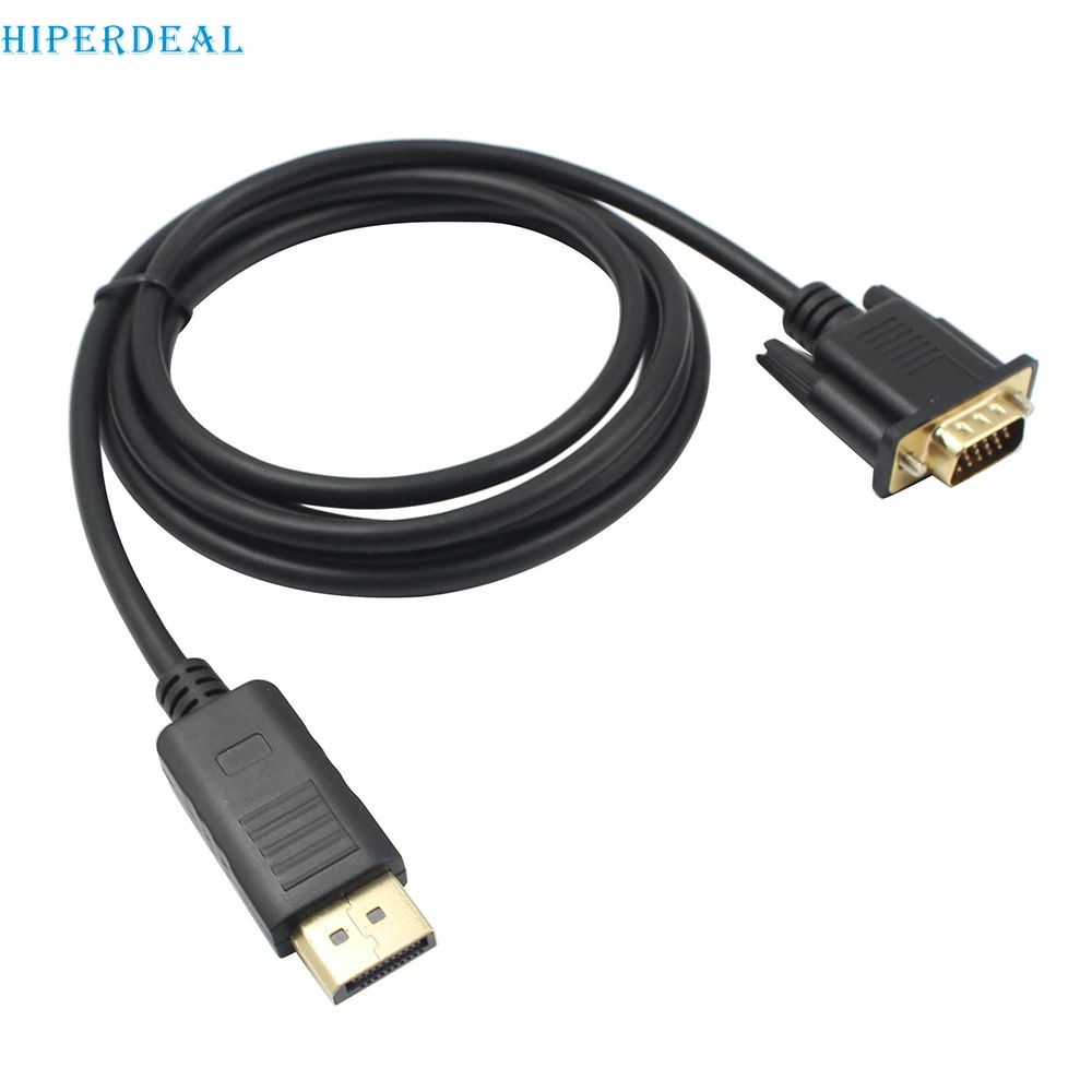 HIPERDEAL DP в VGA Женский адаптер конвертер кабель для проектора DTV телевидения плеер