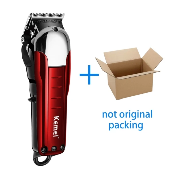 Red not gift box 100-240 В kemei 9 Вт Мощный триммер для собак профессиональные кусачки для животных Электрический станок для бритья шерсти домашних животных стрижка волос для кошек - Цвет: Red not gift box