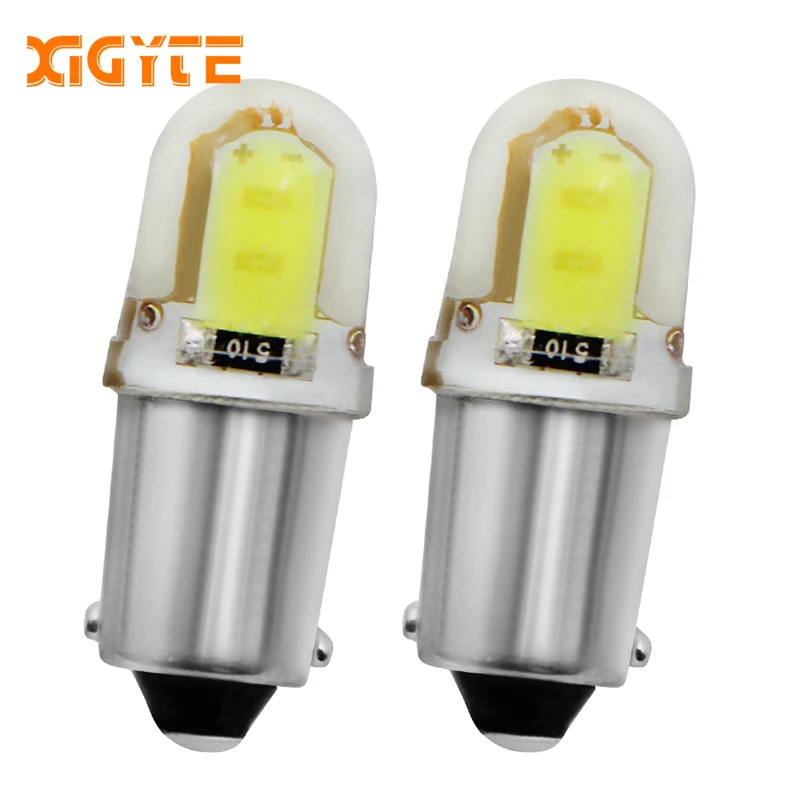 2 шт. BA9S T4W 363 1895 233 супер яркий круглый 3D COB светодиодный чистый белый автомобильный