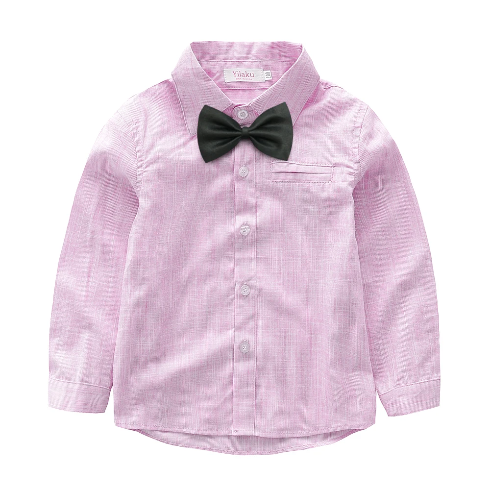 Yilaku Baby Boys Clothing Sets Gentleman Outfits Toddler Boy Tuxedo Suits Bow Tie Shirts + Suspender Pants FF461 |