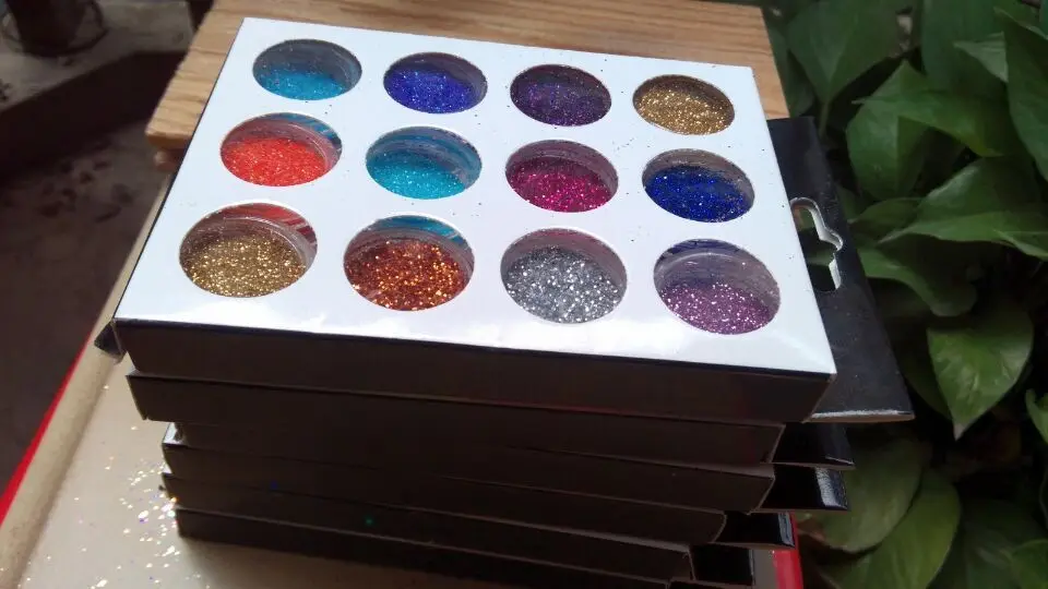 72Pots Uv Acrylic Nail Art Tips Decoration Glitter Dust Powder Set Crafts Gold Silver 1/72 PCS | Красота и здоровье