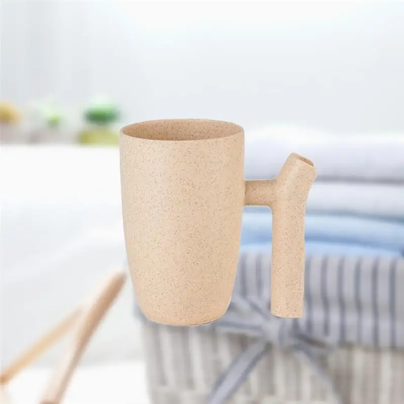 2 шт Пшеничная солома небьющаяся биоразлагаемая ванная зубная щетка стакан для