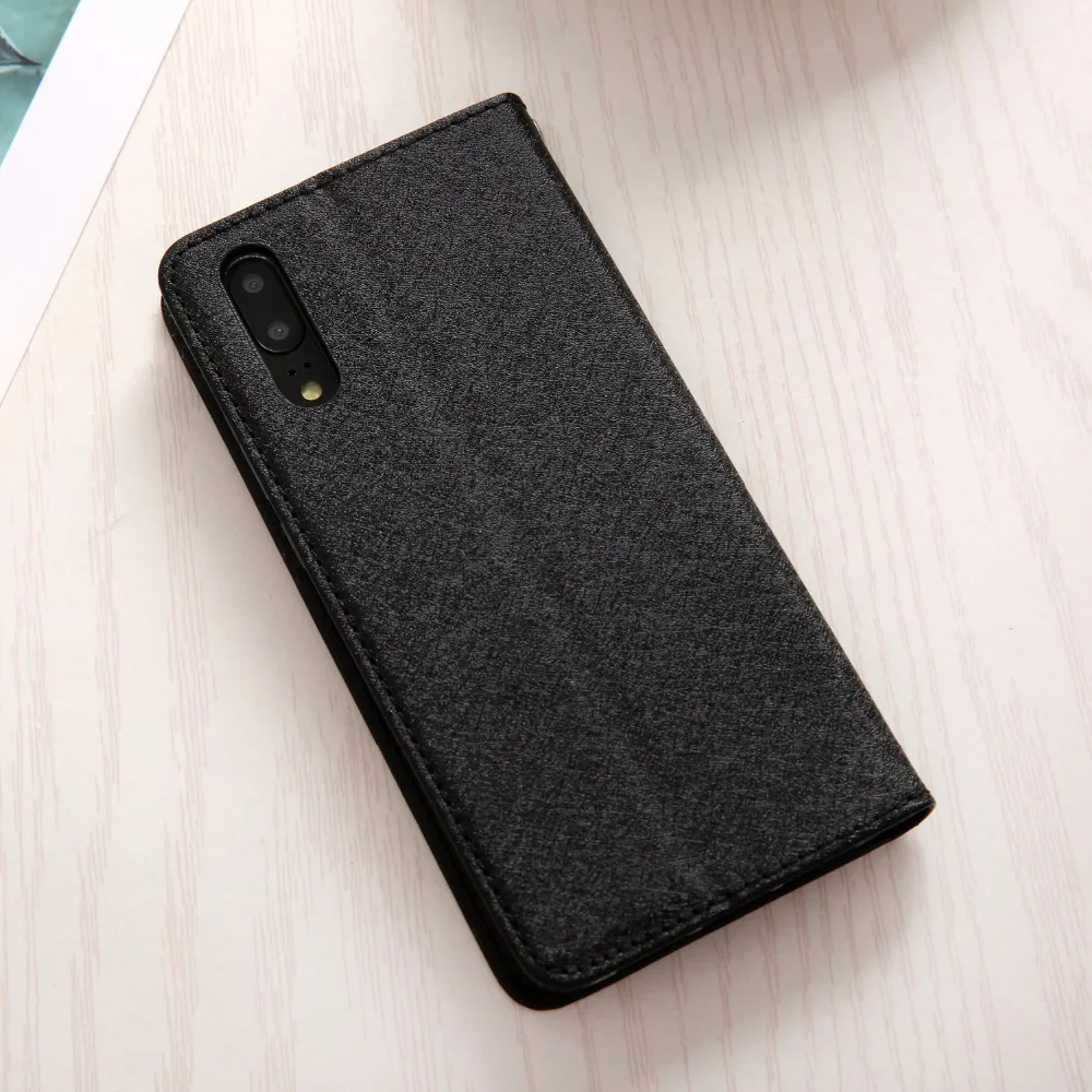 Чехол huawei P20, магнитный Шелковый кожаный флип-чехол huawei P20, чехол-держатель для карт, кошелек, чехол для телефона huawei P20, роскошные сумки, чехол