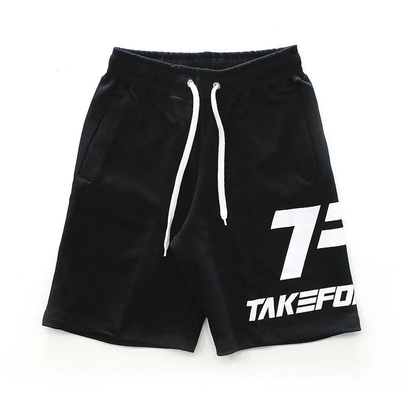 Black Мужские шорты MMA UFC, мужские шорты для бокса, шорты с принтом, шорты для боевых действий, шорты для боев, хлопок, Муай Тай, шорты для бокса - Цвет: Black