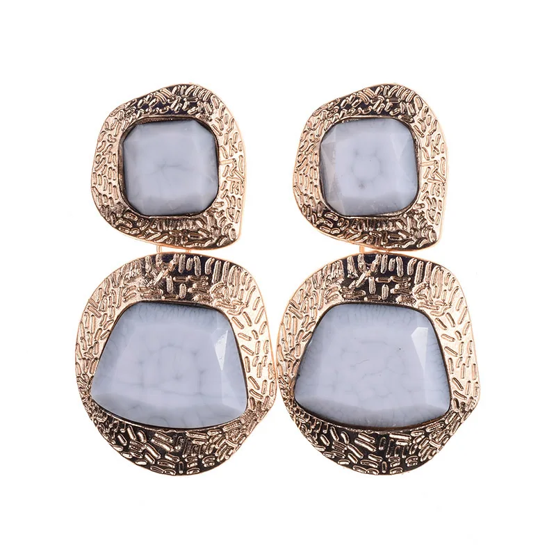 Женские длинные висячие серьги ZA элегантные в этническом стиле Бохо с