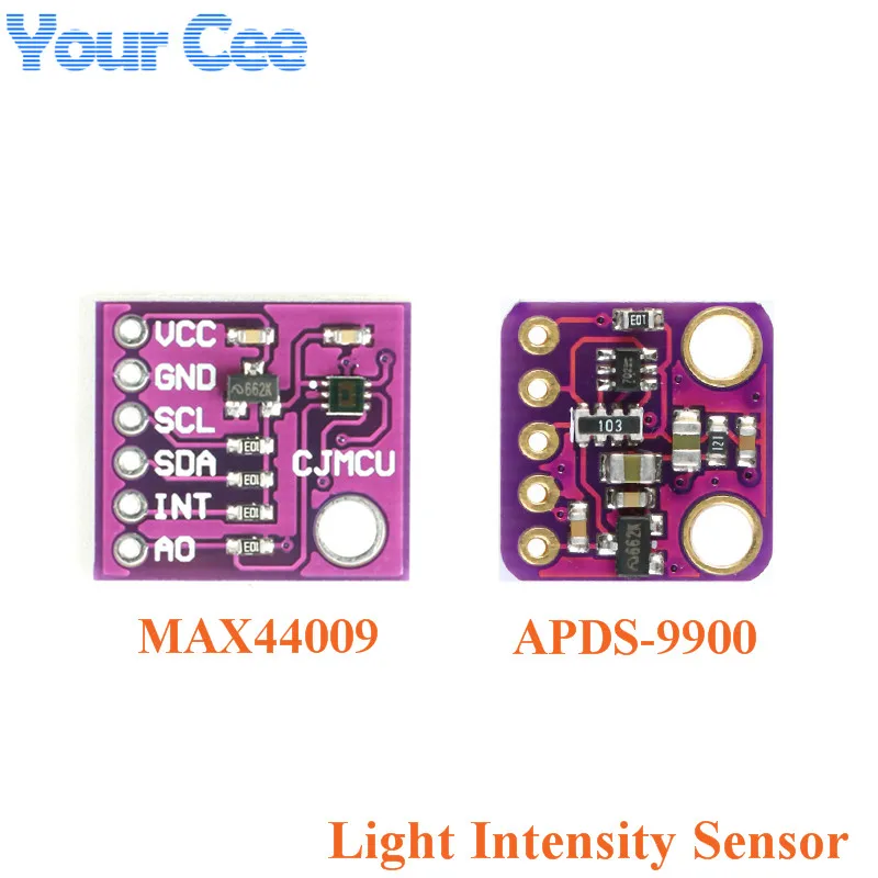 

MAX44009 APDS-9900 датчик освещенности, модуль датчика интенсивности ближнего диапазона, цифровой выход