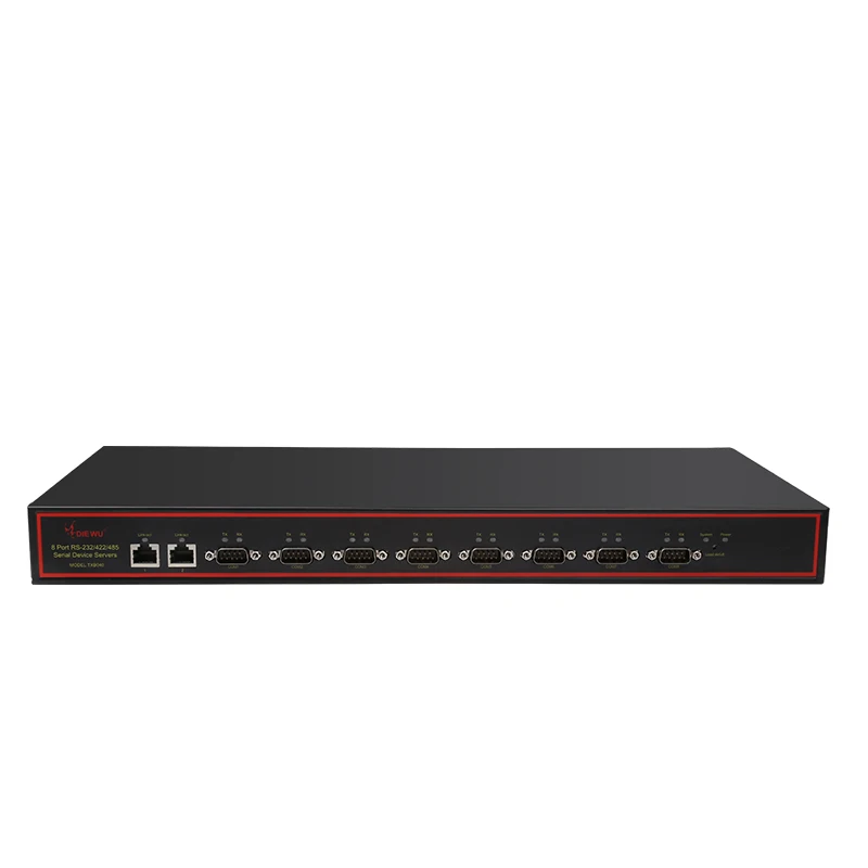 Промышленный Класс 8 Порты и разъёмы RS232 серийный для Ethernet конвертер RS485 RS422