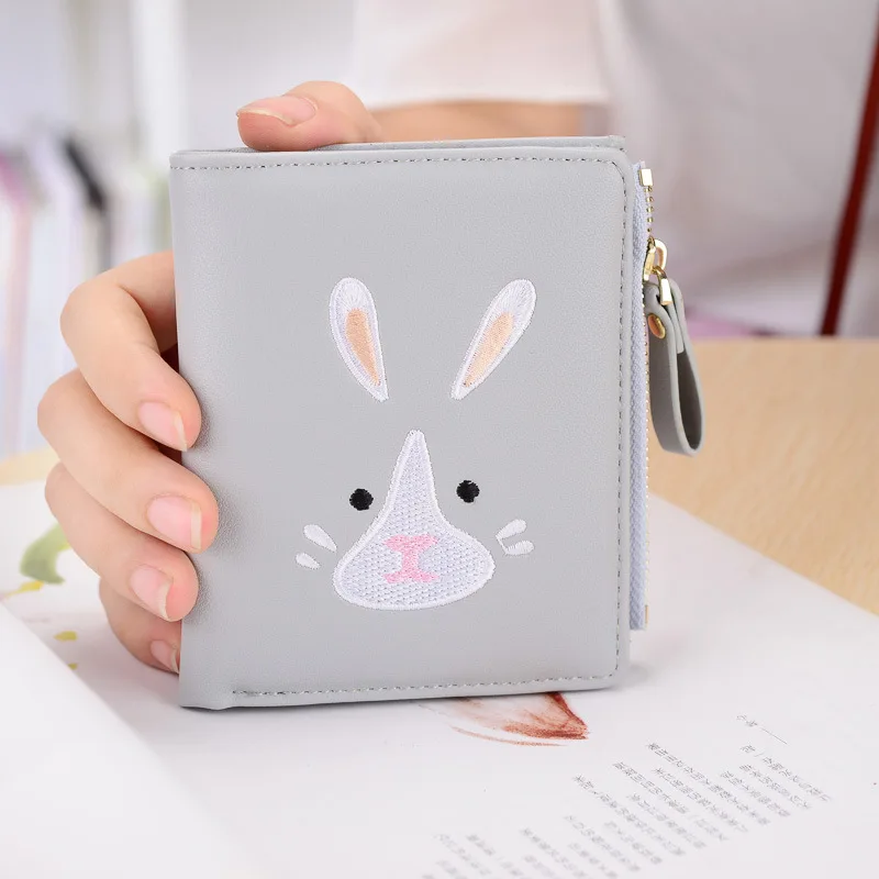 Dudini ms. короткие деньги кошелек женский милый мультфильм держатель для карт