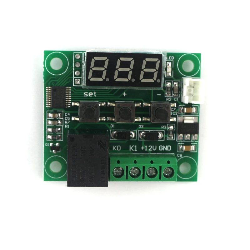 Термостат с нагревом и охлаждением W1209 цифровой дисплей постоянный ток 12 в 45 100