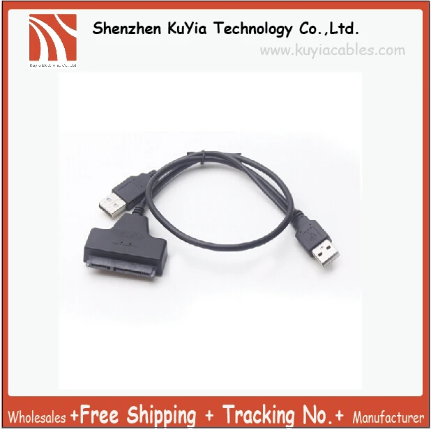 Бесплатная доставка SATA USB 2 0 к 15 + 7Pin кабель передачи данных и питания внешний