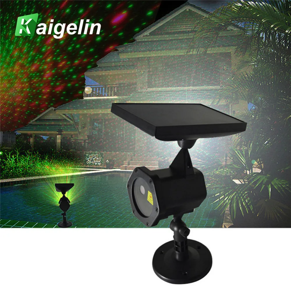 Solar LED Laser Projector Outdoor Waterproof LED Christmas Lawn Lights Laser Fariy Light Projection Star Projector Holiday Decor