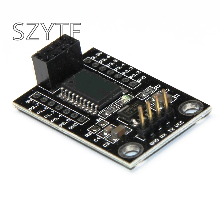 STC15L204 + NRF24L01 интерфейс беспроводной драйвер платы макетной платы|development board|board
