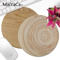 maiyaca brown wood grain wooden floor unique desktop pad gaming mousepad keyboards mat gamer gaming mouse pad round desk mat