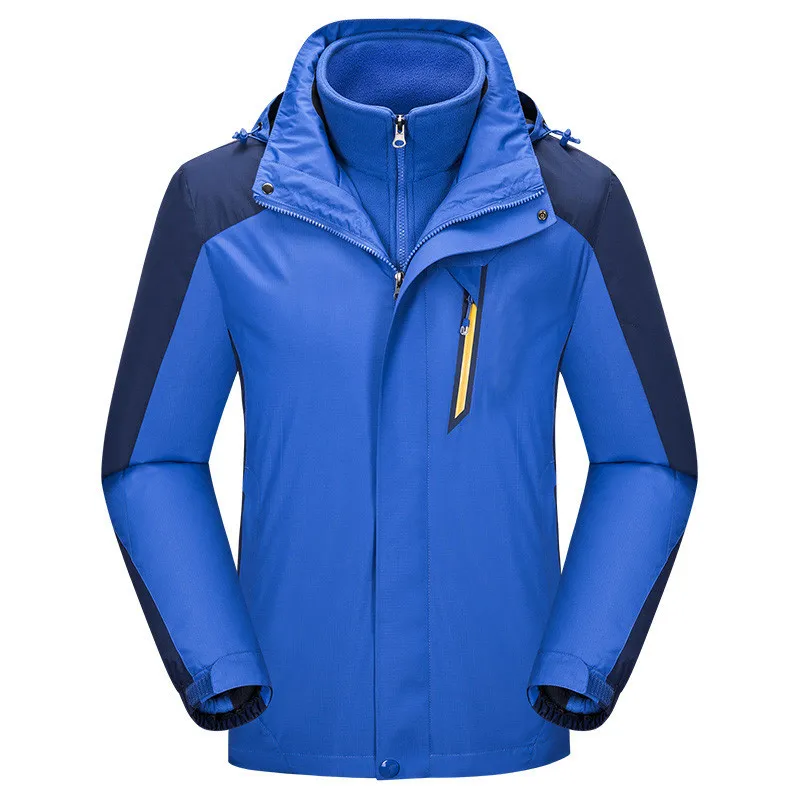 2017 Лыжная куртка зимние ветрозащитные водонепроницаемые спортивные куртки 3 в 1