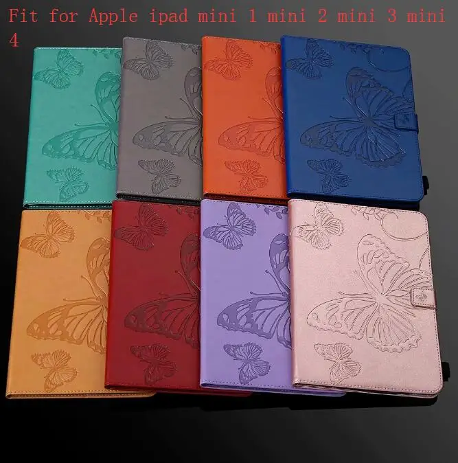 Магнитный 3D чехол с рисунком бабочки для mini1 mini2 mini3 mini4 Чехлы планшетов Ipad Mini 1 2 3 4