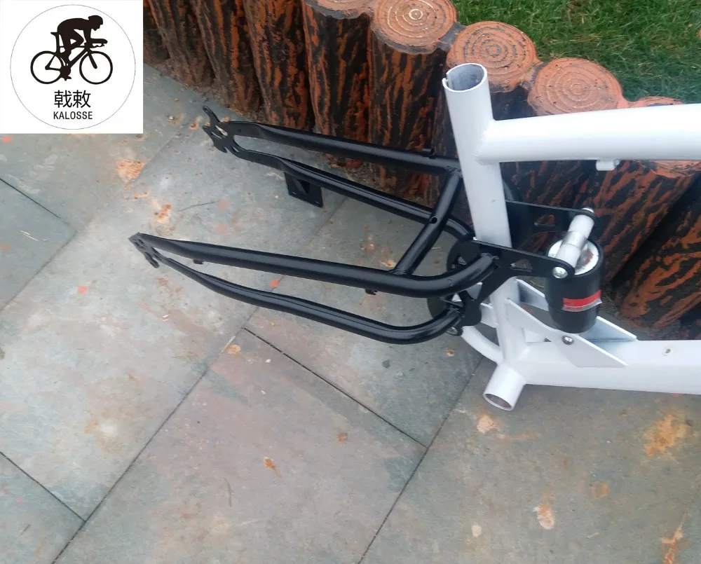 Kalosse DIY Цветная стальная рама для пляжного велосипеда 150 мм дорожная мягкая велосипедная Рама 190 мм Задняя ширина рамы