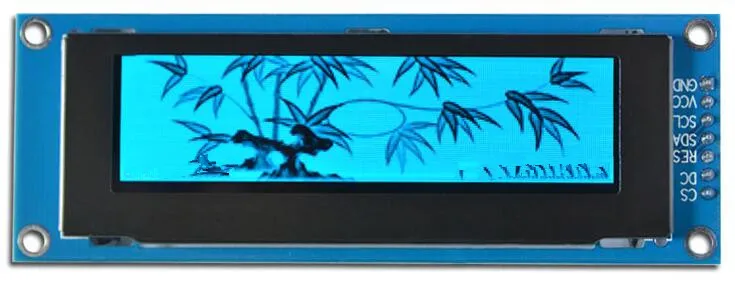 NoEnName_Null 2.8 дюймов 7 P SPI белый/синий/желтый OLED модуль SSD1322 Драйвер IC 256*64