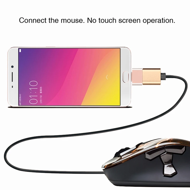 Мини OTG кабель USB адаптер Micro в конвертер для планшетных ПК Xiaomi Huawei Samsung мышь