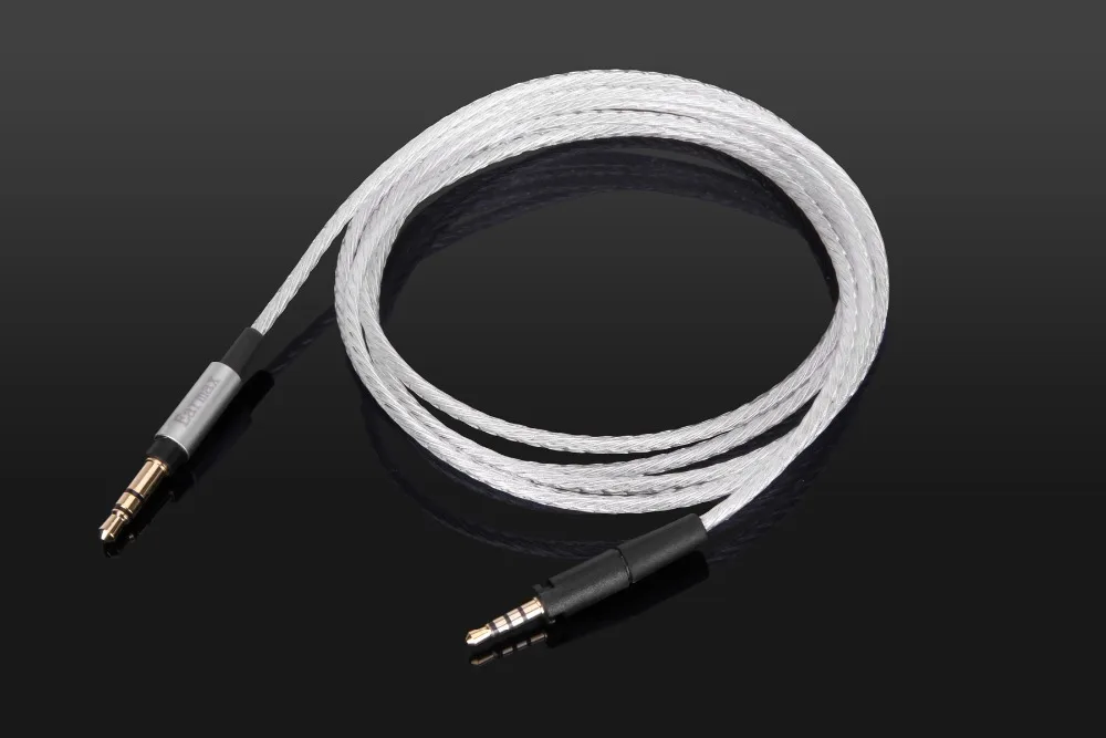 Новая замена обновления серебряный аудио кабель для Sennheise HD 4.30i HD 4,30G 4.40BT 4,50 BTNC 400S Наушники-3 цвета