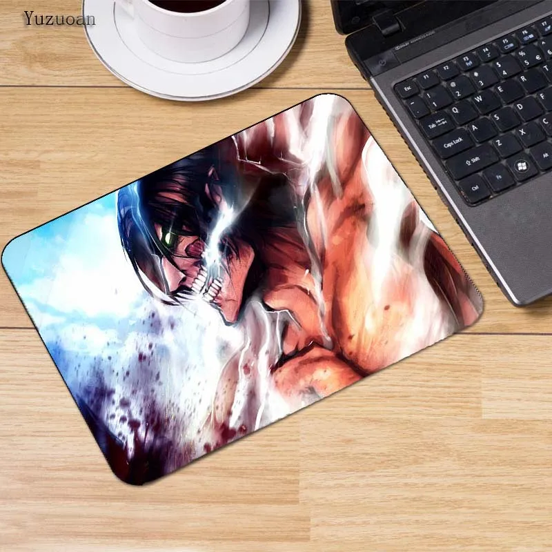 Yuzuoan Make Your Own Amazing MousePad Attack on Titan Soldiers Customized Computer Notebook Beautiful Anime Mouse Table mat | Компьютеры
