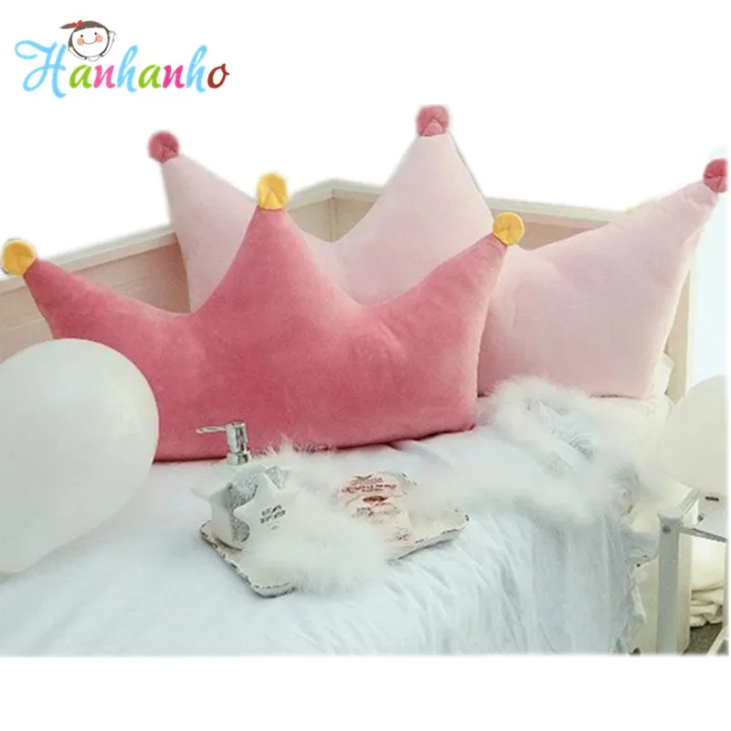 Большой Корона Форма для маленьких девочек Подушки детские мягкие Детские