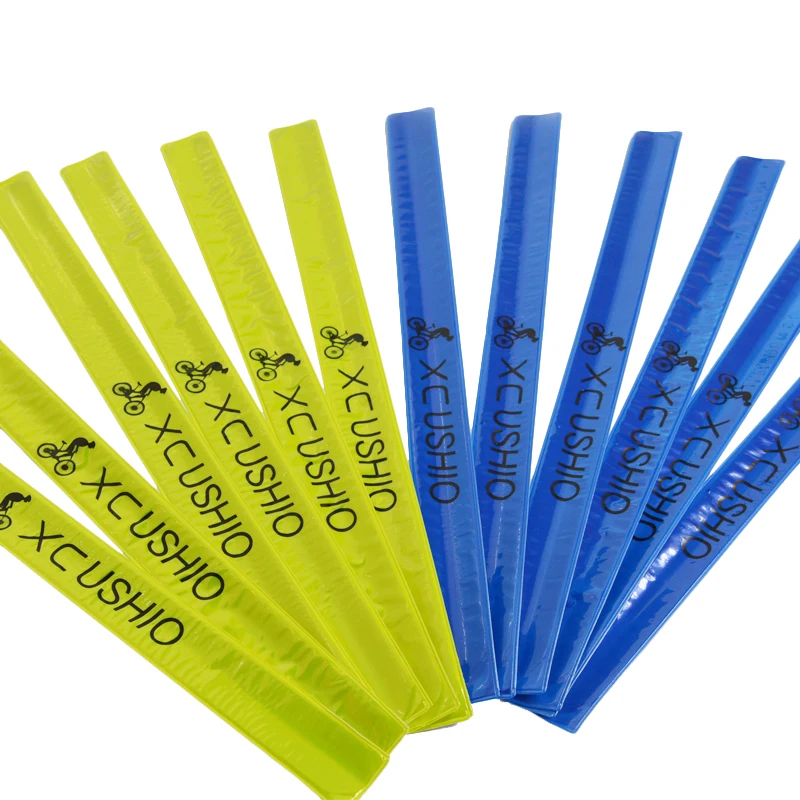 2Pcs/set Running Fishing Cycling Reflective Strips Warning Bike Safety Bicycle Bind Pants Leg Strap Reflective Tape