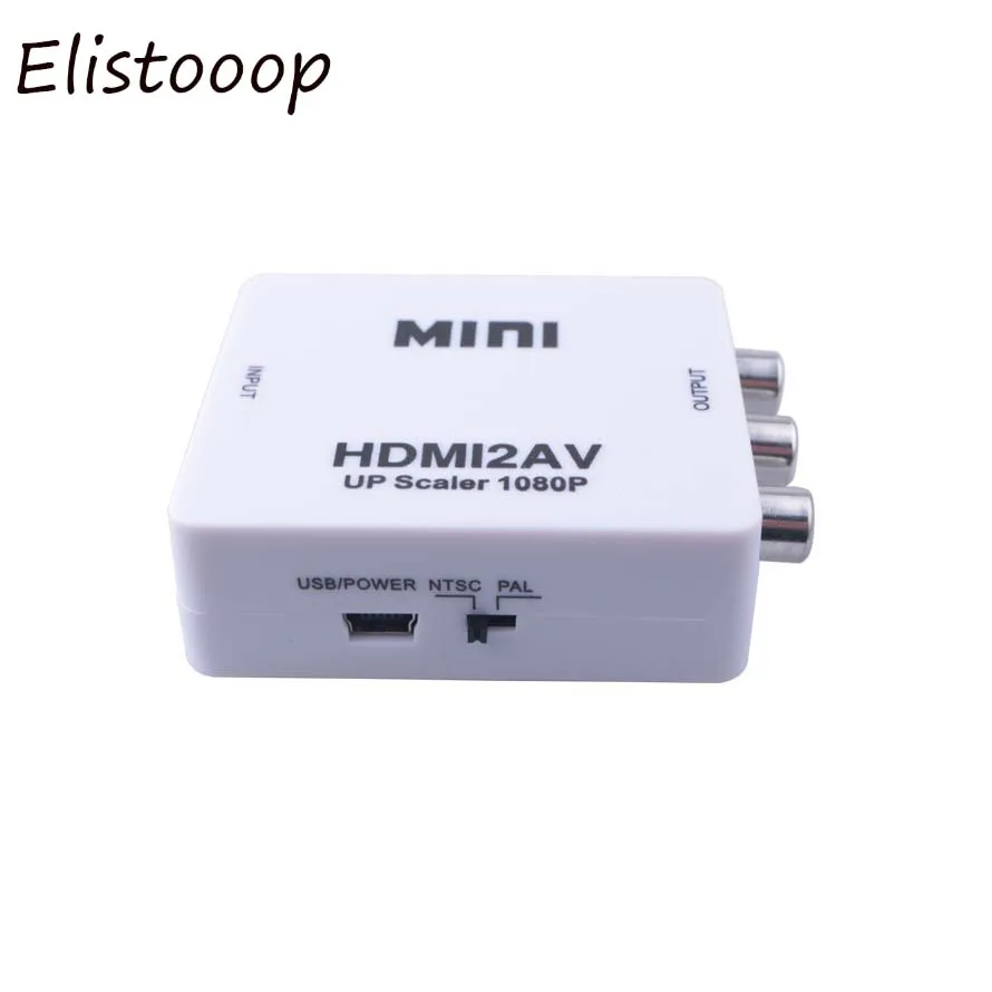 Преобразователь HDMI AV адаптер RCA AV/CVSB L/R для видео 1080P HDMI2AV мини преобразователь HD