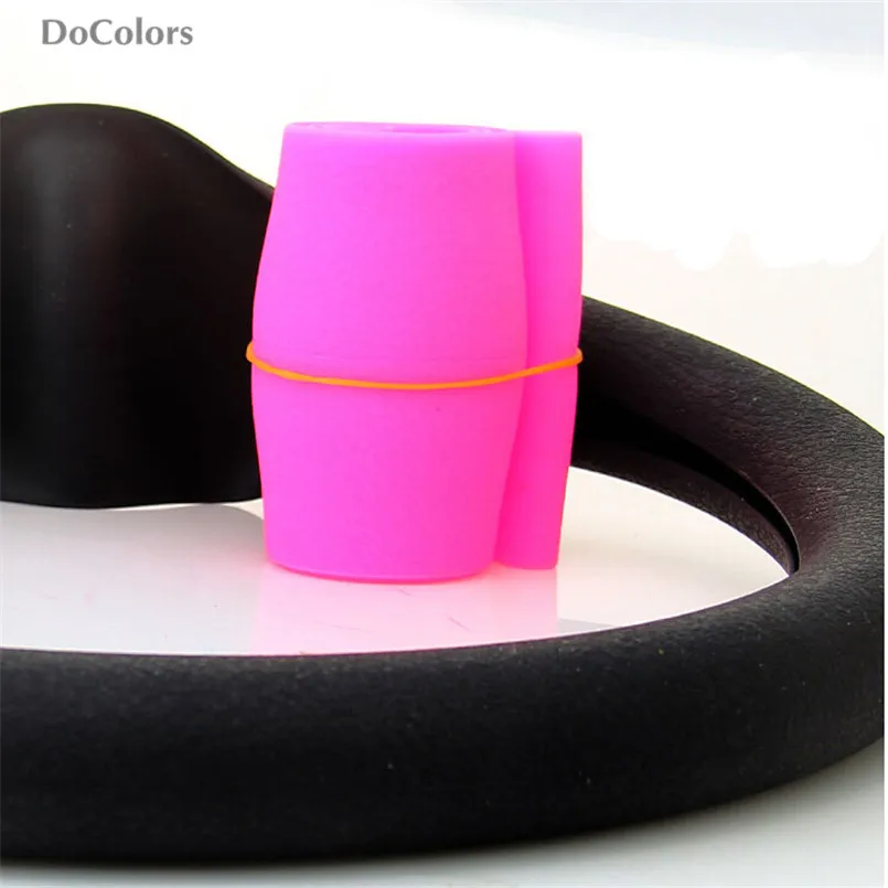 

DoColors автомобильный силиконовый чехол для руля Roewe 750 950 350 550 E50 W5 E50/Englon SC3 SC5 SC6 SC7 панда