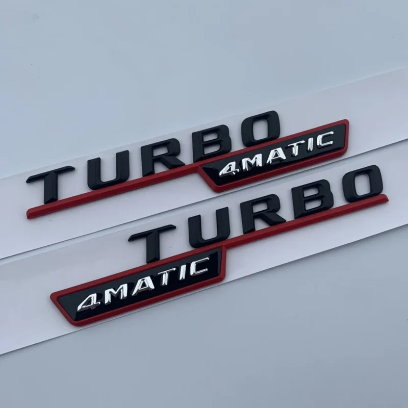 Письмо Эмблема Turbo 4matic A M G эмблема на крыло Supercharge логотип стайлинга автомобилей