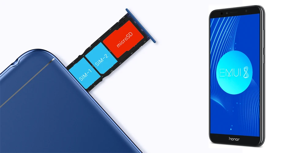 Смартфон Honor 7A 4G LTE с глобальной прошивкой 2 ГБ/3 Гб ОЗУ 32 ПЗУ 5 7 дюйма 3000 мАч