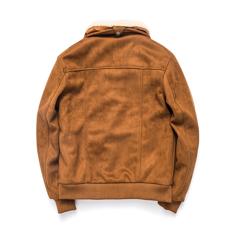 Мужская теплая армейская куртка с воротником стойкой и меховым