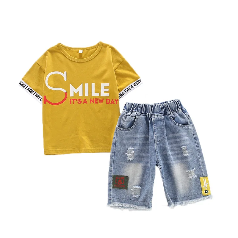 Kids Tracksuit For Boys Clothing Sets Summer Outfit Sport Suit Teen Children 5 6 7 8 9 10 12 Year |