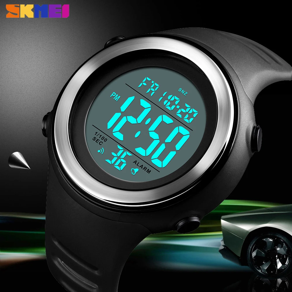 SKMEI новые военные спортивные мужские часы модные уличные цифровые Chrono
