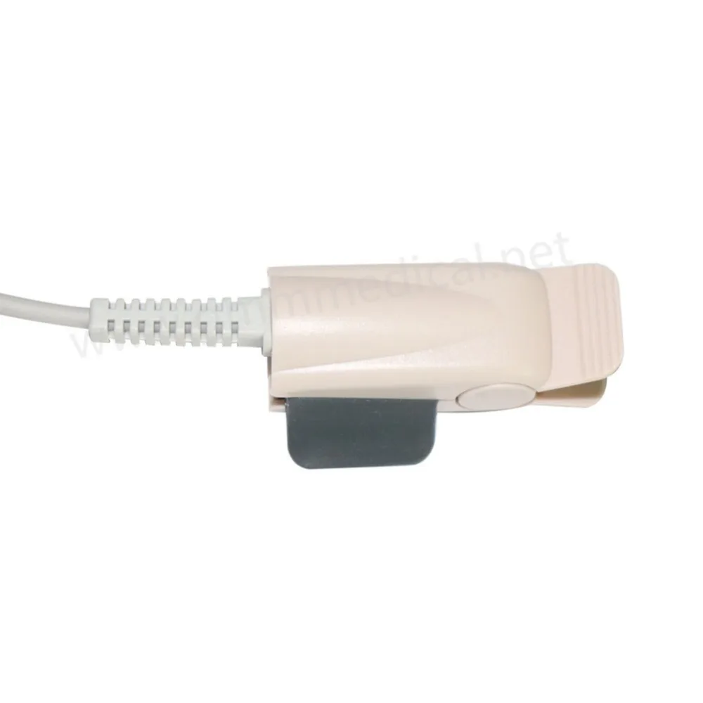 Совместимость с Nellcor N 550 595 N560 на палец для взрослых Spo2 Сенсор 14pin 3 м прямое
