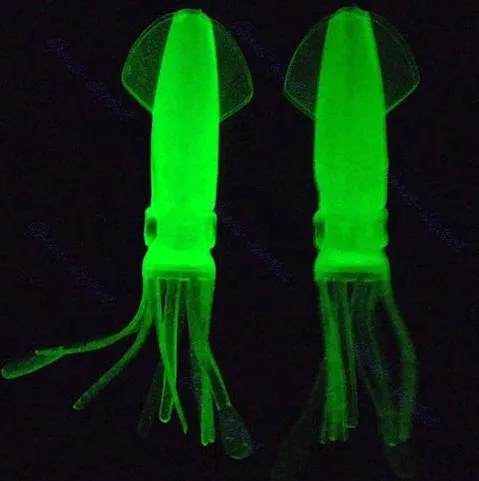 1 шт. светящиеся приманки для рыбалки 4 3 дюйма|lure glow|luminous lureoctopus squid |