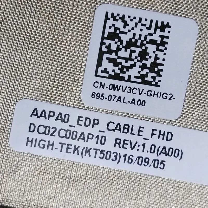 Кабель для ЖК-экрана Dell Precision 15 7510 M7510 LVDS DC02C00AP10 AAPA0 EDP FHD 0WV3CV WV3CV | Компьютеры и офис
