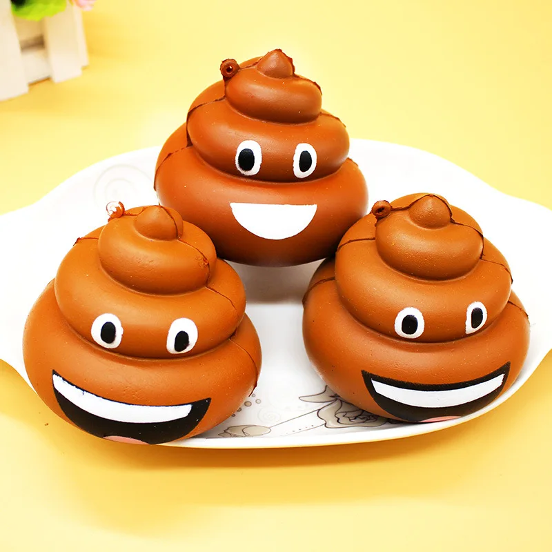 Новое поступление Детские медленно восстанавливающие игрушки Pinch Soft Poo Shits милые