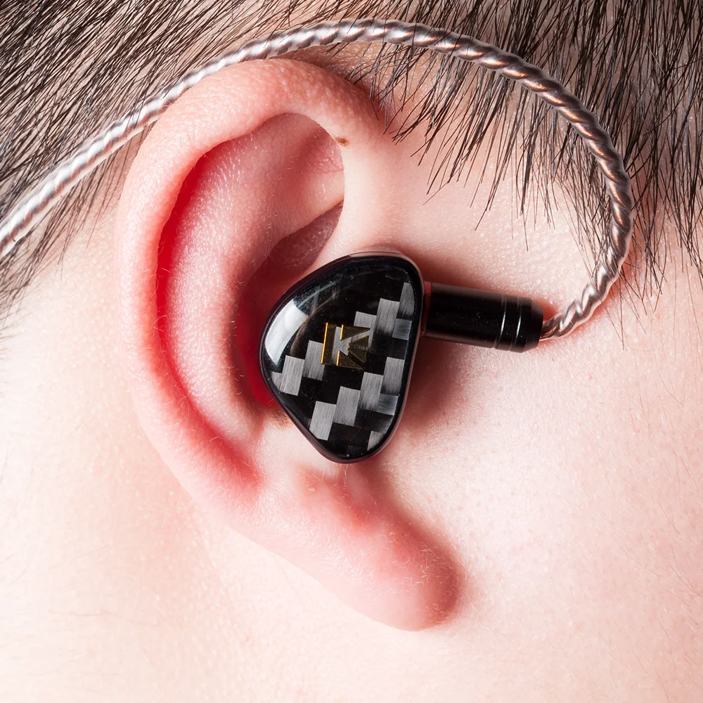 Наушники FDBRO In Ear с динамическим драйвером Hifi покрытием из углеродного волокна