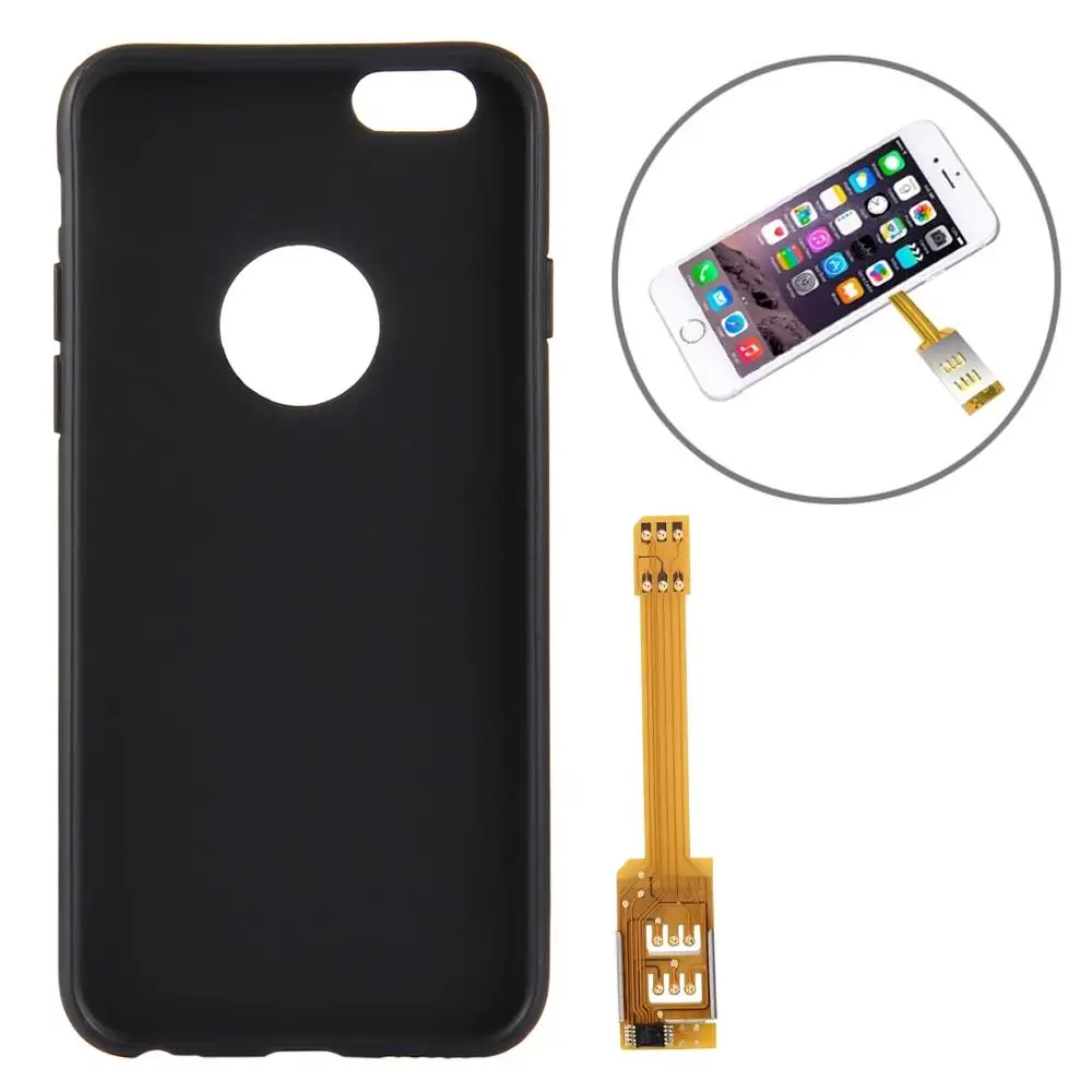 Kumishi для iPhone 6 6s адаптер с двумя sim картами задней крышкой|Адаптеры SIM карт| |
