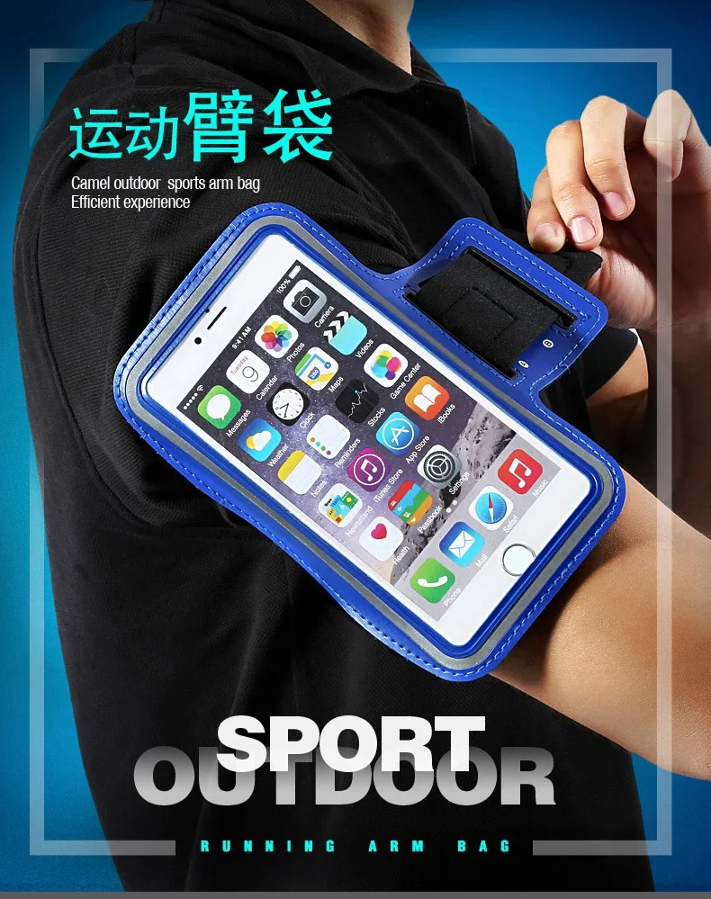 Мужские и женские нарукавники спортивные сумки для бега сенсорный экран сотовый